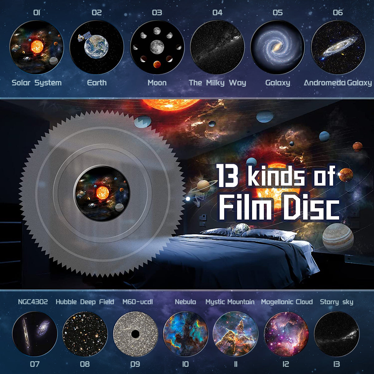 CelestiSphere™ 13-in-1 Planetarium Projector