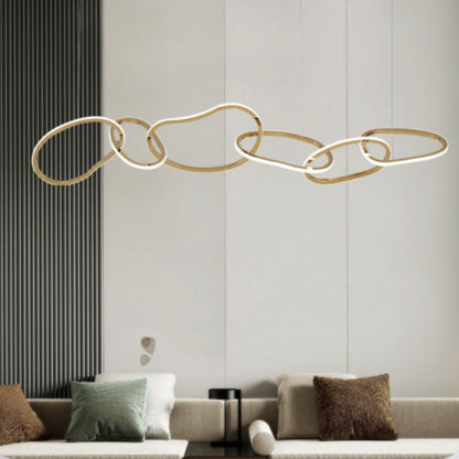 Modern Oval Chandelier