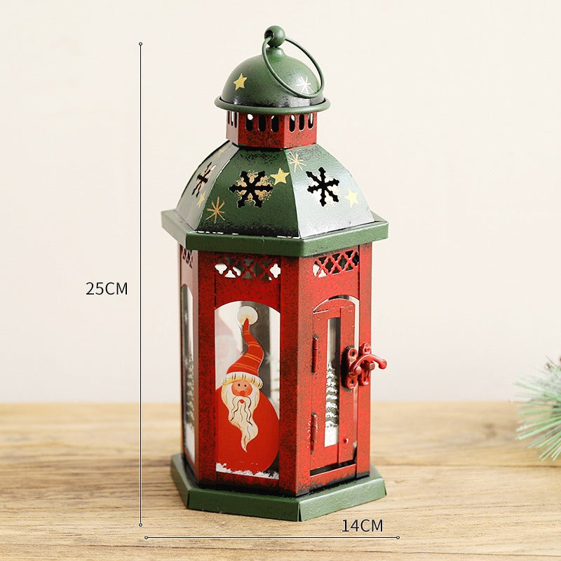 Vintage-style Christmas Candle Holder