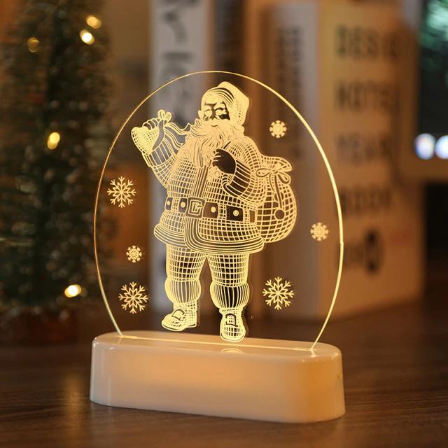 3D Acrylic Night Light Christmas Decoration