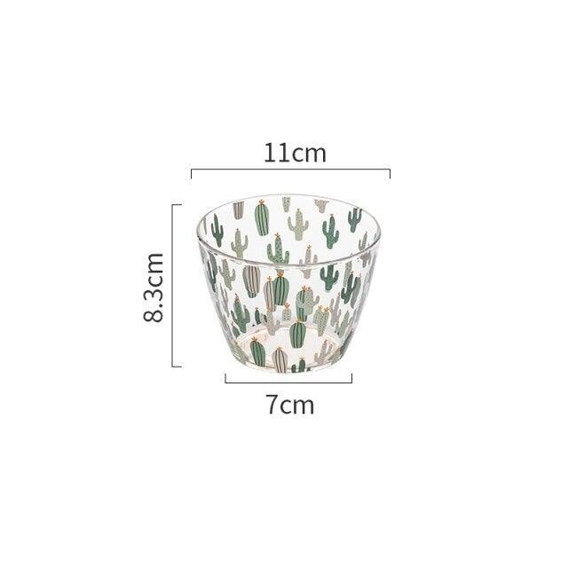 400ml Microwavable Patterned Glass Bowl