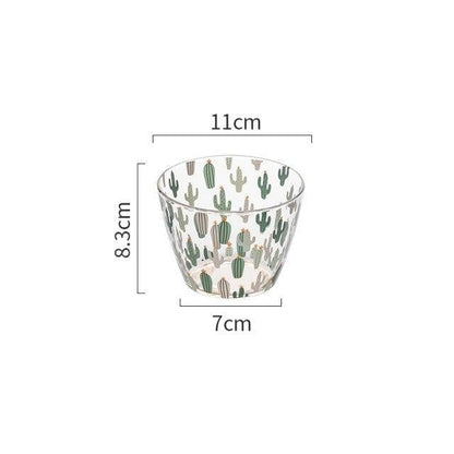 400ml Microwavable Patterned Glass Bowl