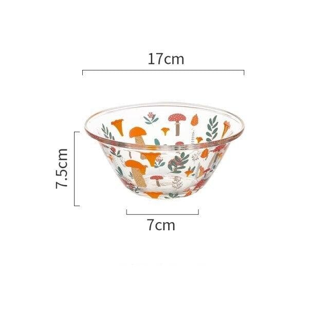 600ml Spring Wonderlust Glass Bowls