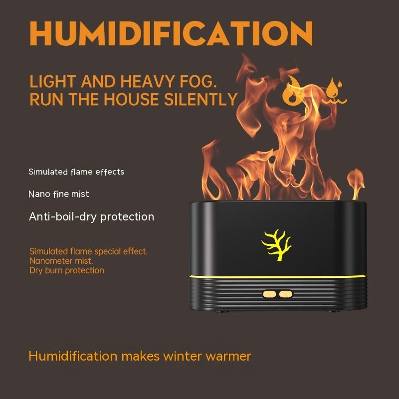 Electric Flame Aroma Humidifier