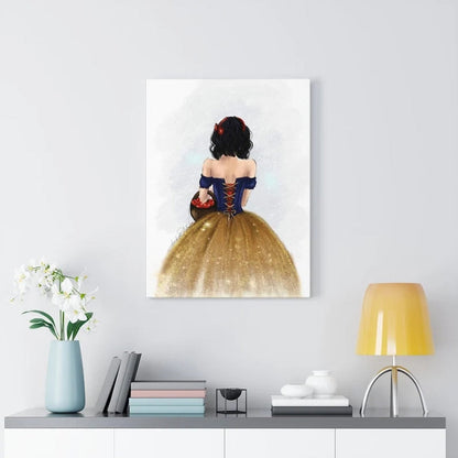 Snow White's Back Canvas Art