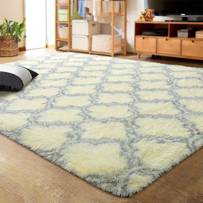 Noahas Thick Fluffy Plush Area Rug