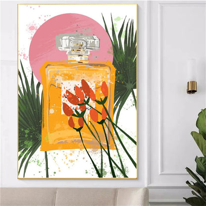 Fashion Perfume Bottle Canvas Art