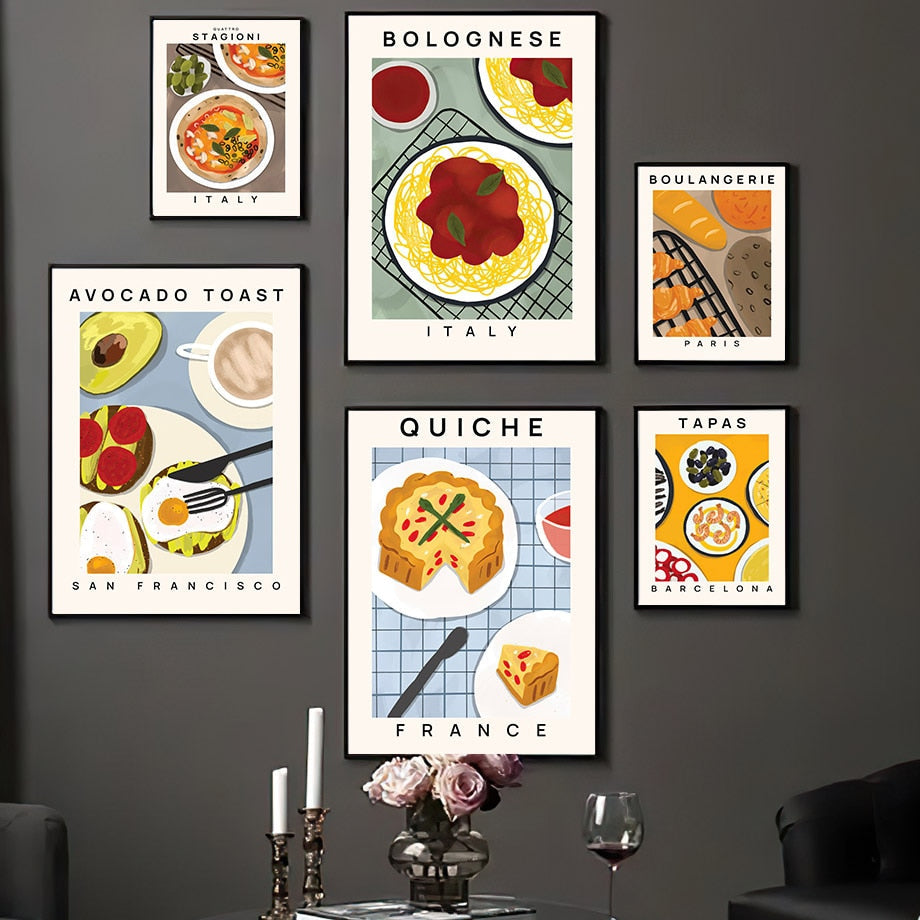 Delicacies Food Canvas Art