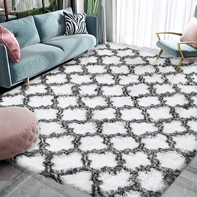 Noahas Thick Fluffy Plush Area Rug