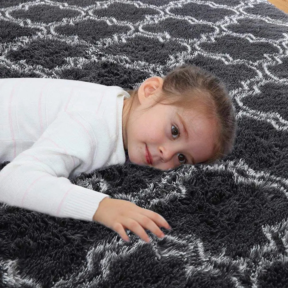 Noahas Thick Fluffy Plush Area Rug