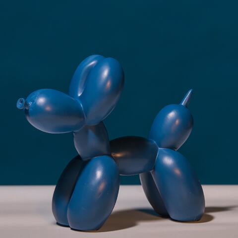 Resin Balloon Dog Figurine Home Decor