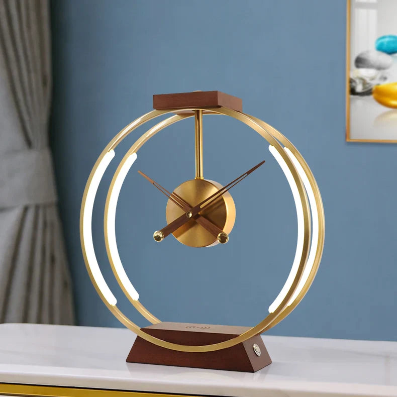 Wireless Charging Phone Clock Lamp