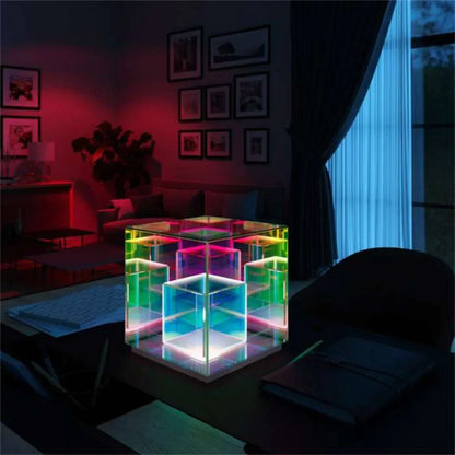 Concentric Cube Table Lamp