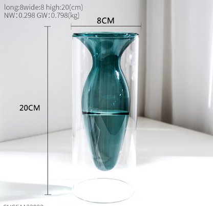 Nordic Home Glass Vase