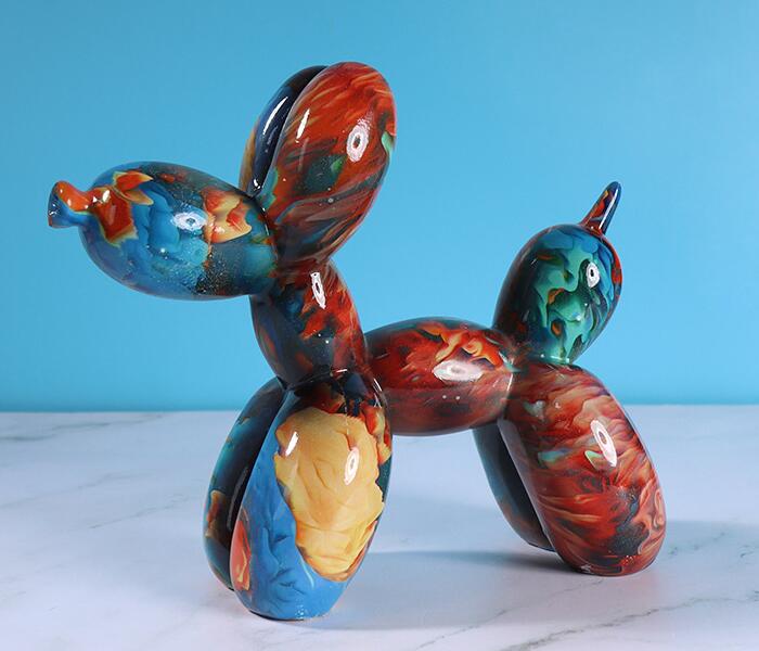 Resin Balloon Dog Figurine Home Decor