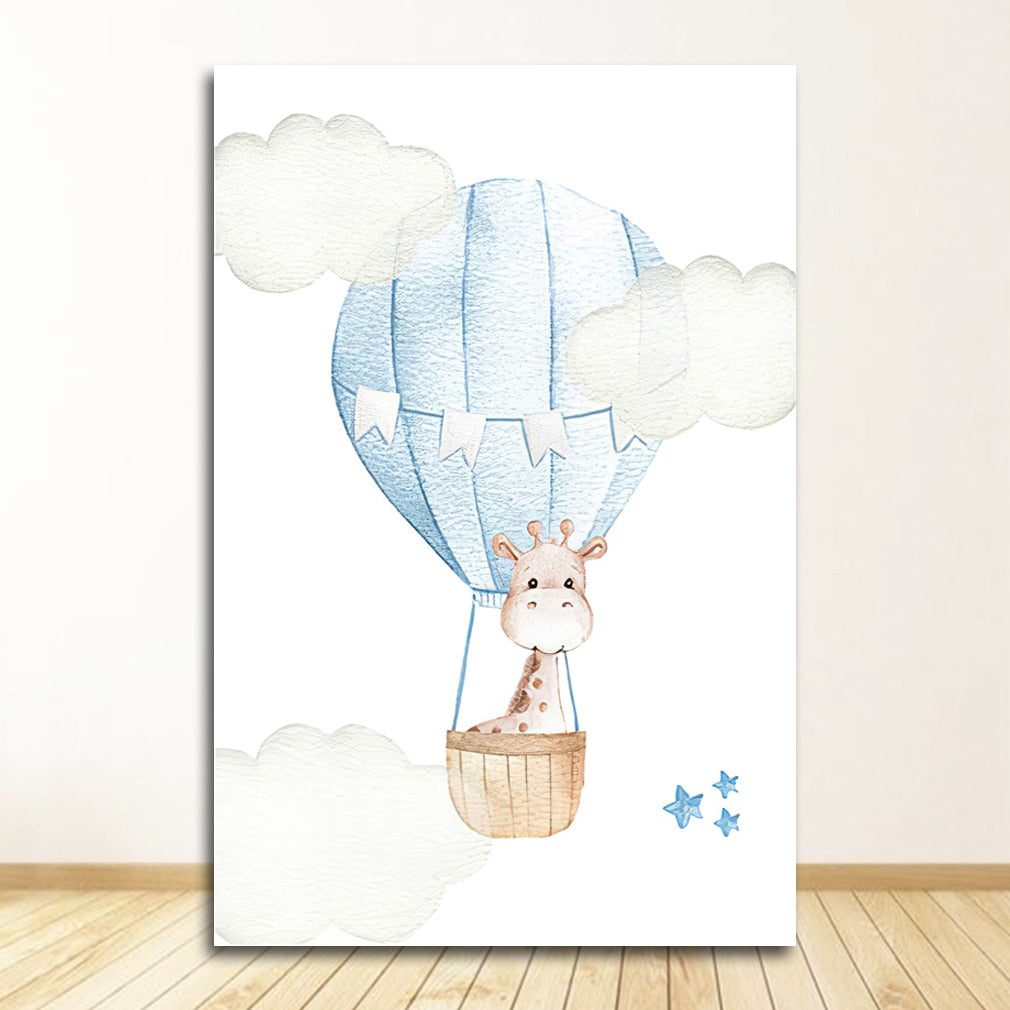 Baby Boy & Girl Nursery Canvas Art