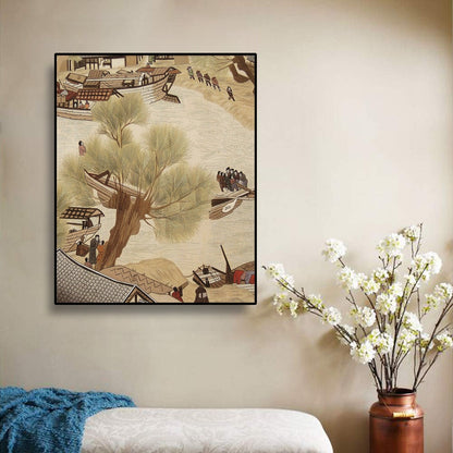 Chinese Civilization River Canvas Art