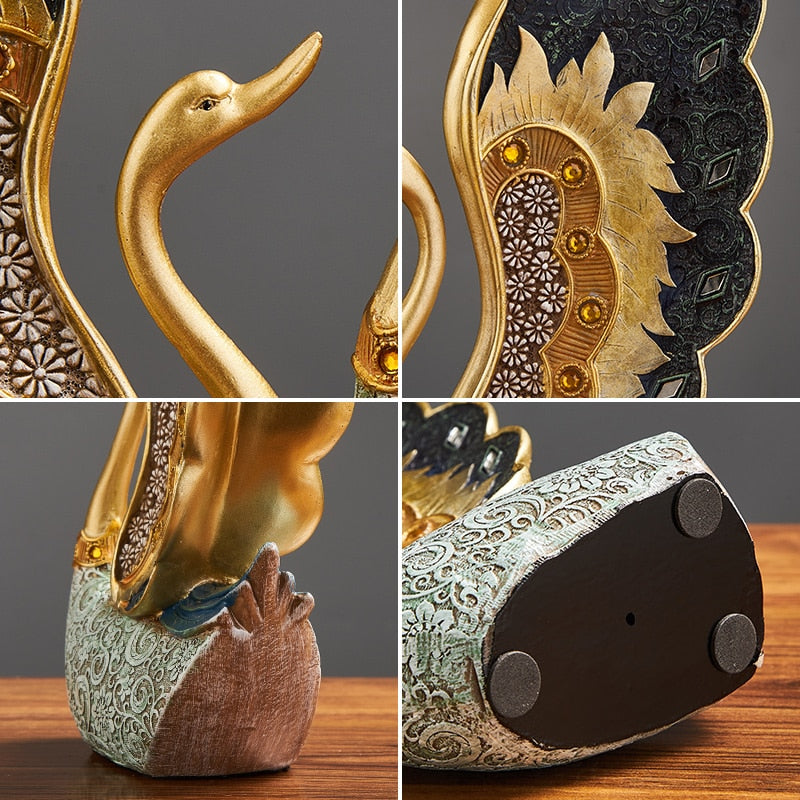 Swan Decoration Resin Figurines