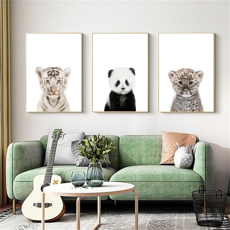 Cute Animal Hakuna Matata Canvas Art