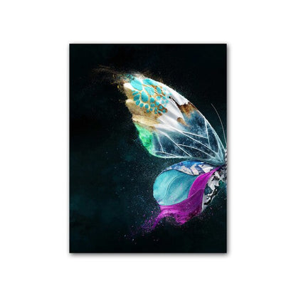 Colorful Butterfly Canvas Art