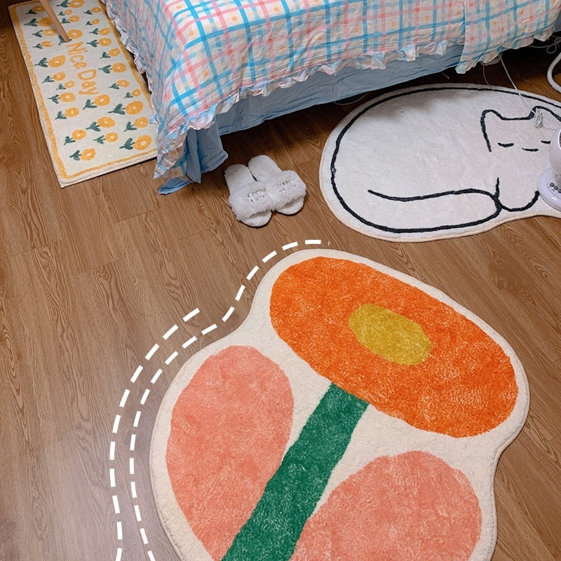 Flower Shape Rug