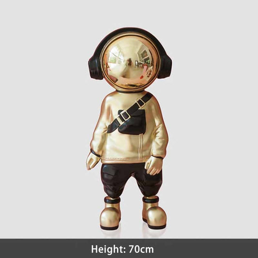 Astronaut with Headphone Statue