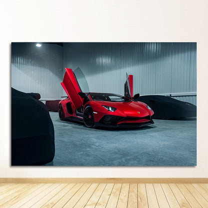 Lamborghini Aventador Roadster Canvas Art