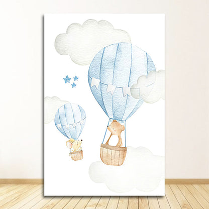 Baby Boy & Girl Nursery Canvas Art