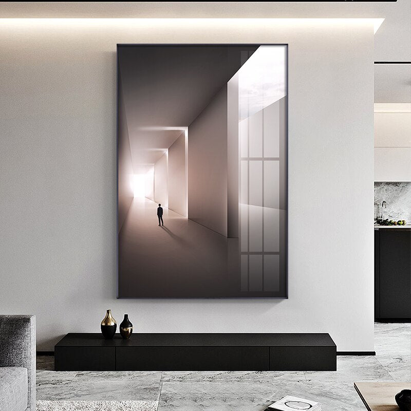 Lighting Visual Architecture Canvas Art