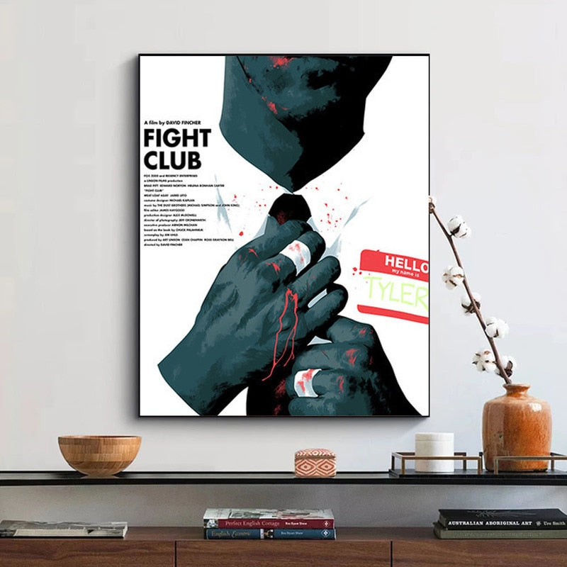 Fight Club Movie Canvas Art