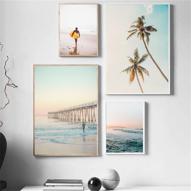 Seaside Scenery Canvas Art