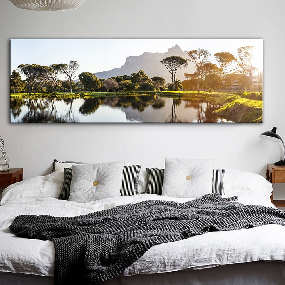 Beautiful Sunset Landscape Canvas Art