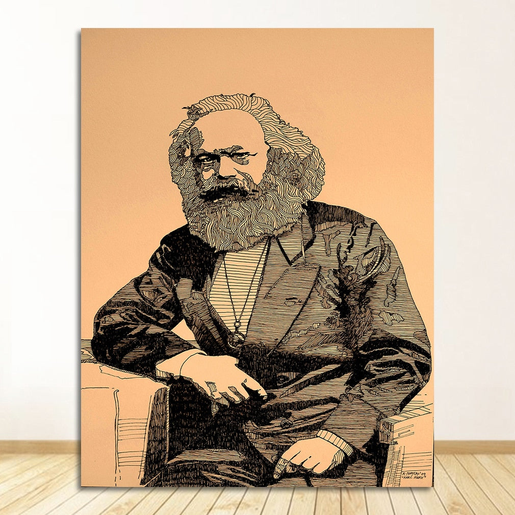 Karl Marx Canvas Art