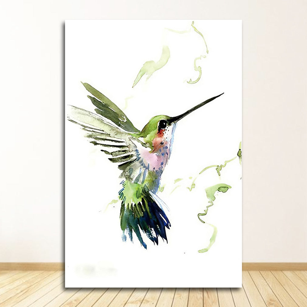 Hummingbird Art Canvas