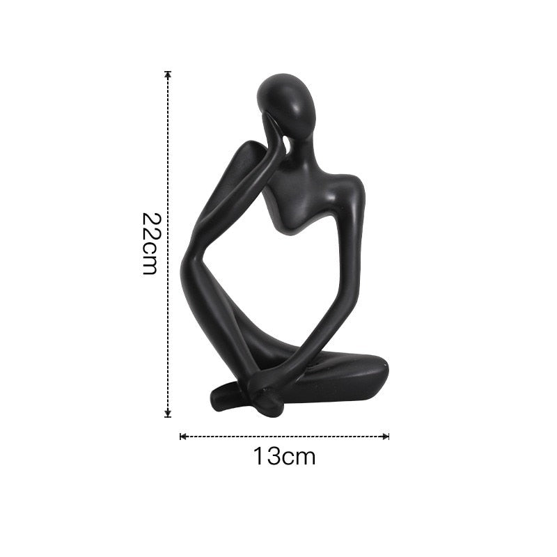 Abstract Thinker Statue