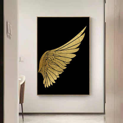 Golden Wings Canvas Art