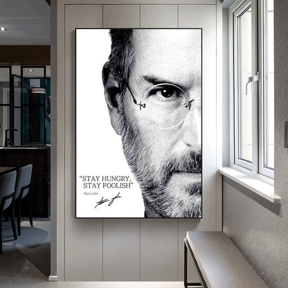 Steve Jobs Portrait Canvas Art