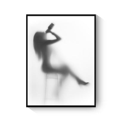 Woman Silhouette Wall Art Canvas