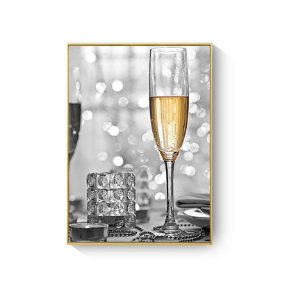 Paris Champagne Canvas Art