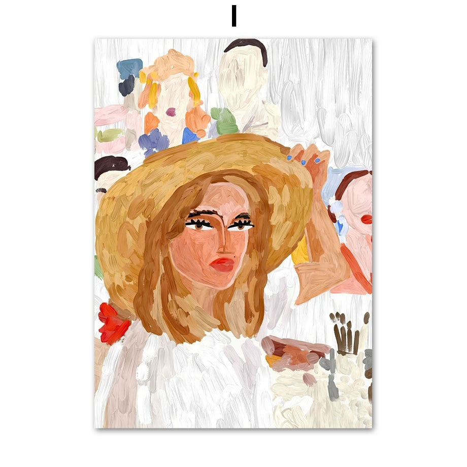 Woman Fashion Clothes Canvas Art