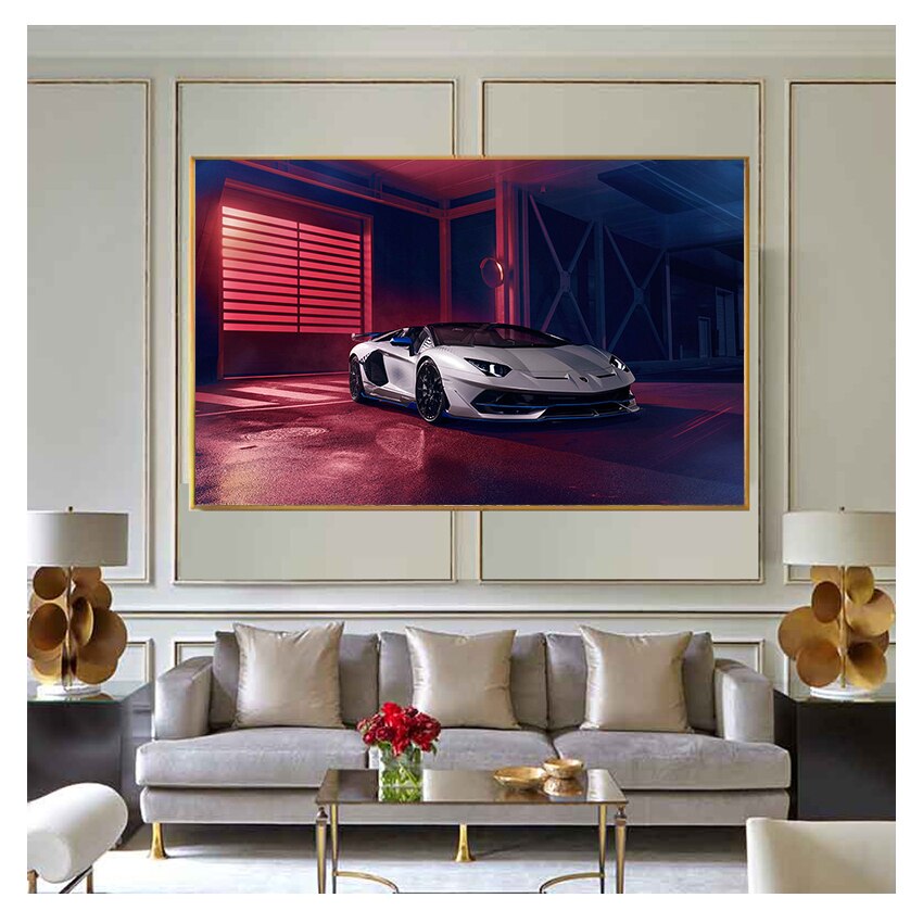 Lamborghini Aventador Roadster Canvas Art