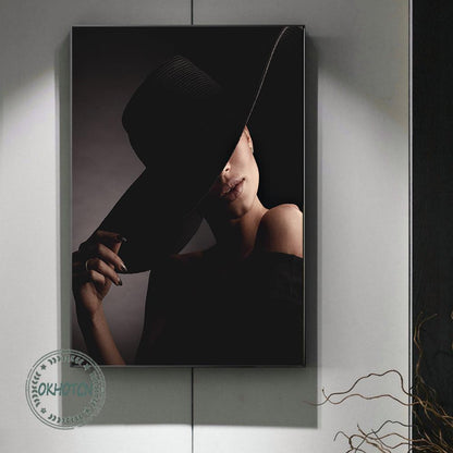 Fashion Elegant Woman Canvas Art