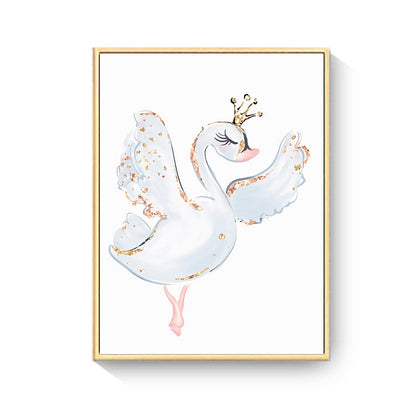 Nursery Room Dancing Girl Canvas Art