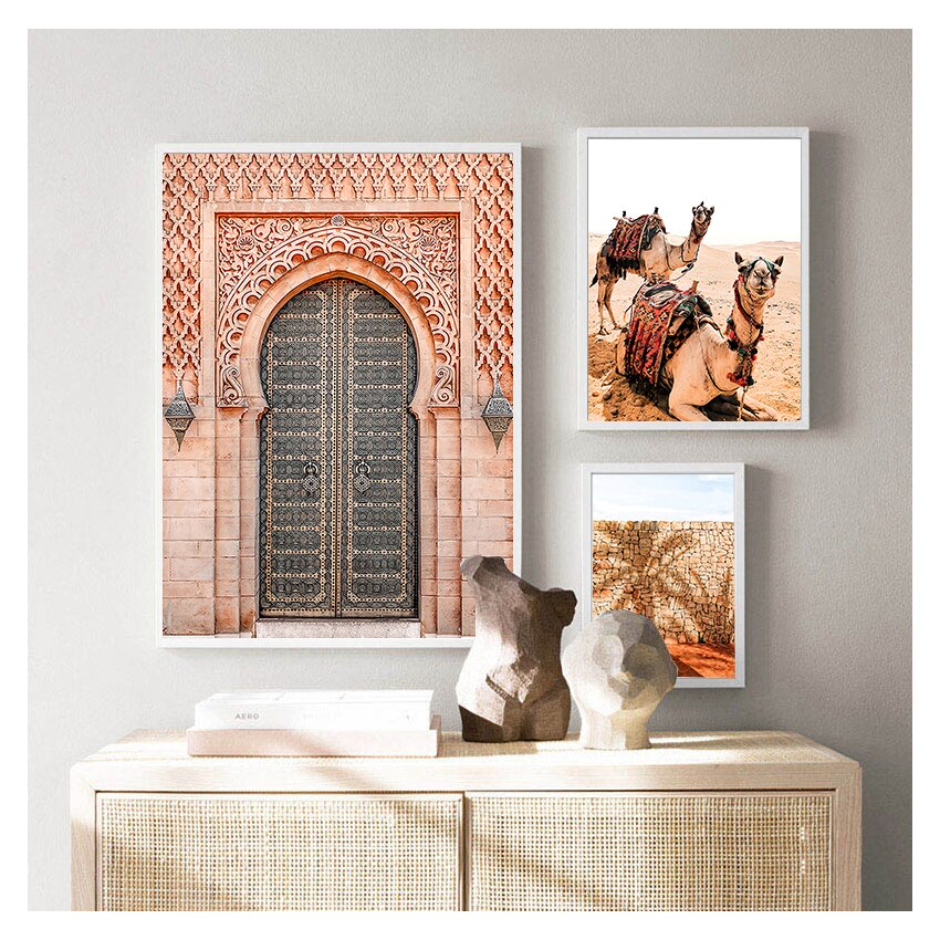 Marrakech Desert Camel Canvas Art