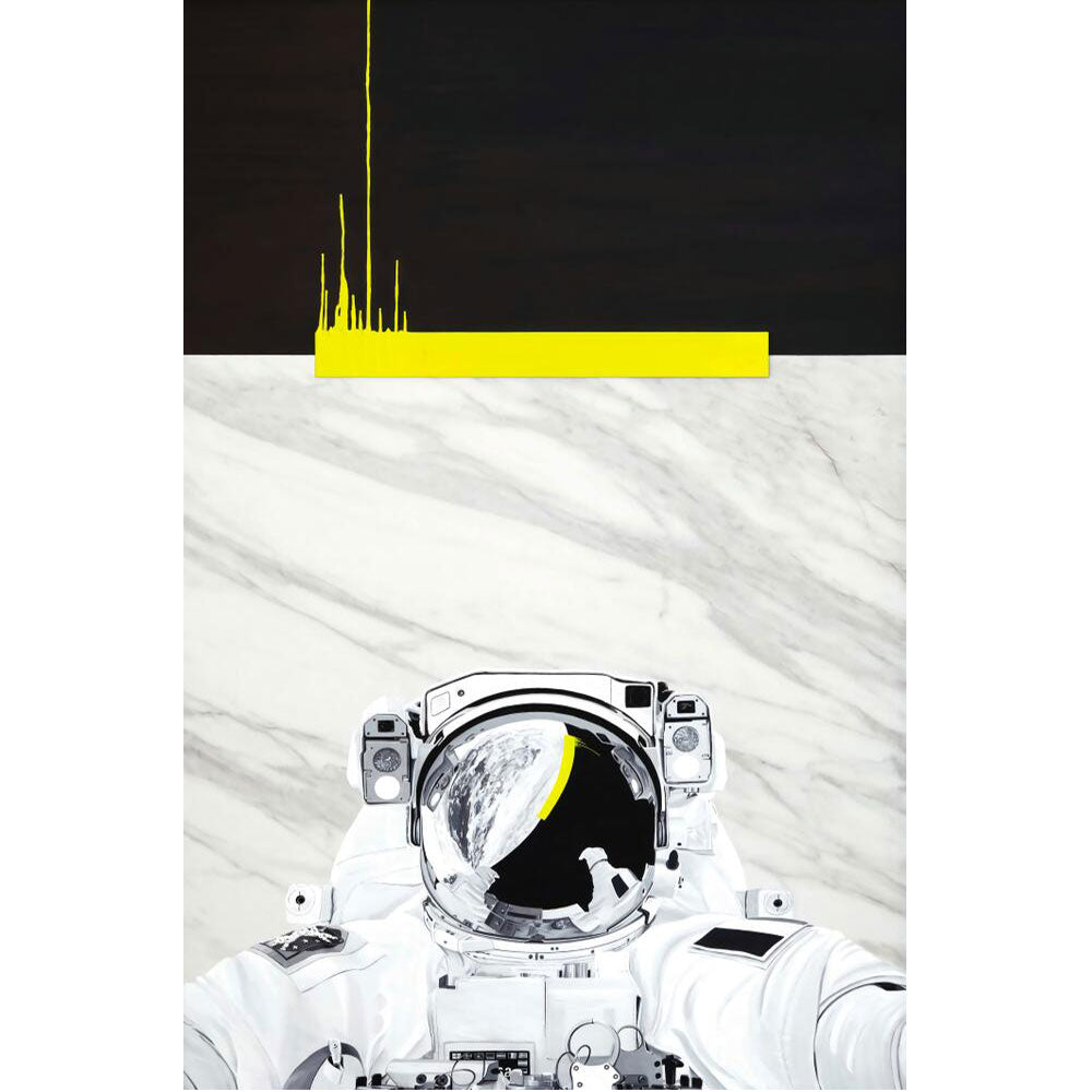 Modern Space Astronaut Canvas Art