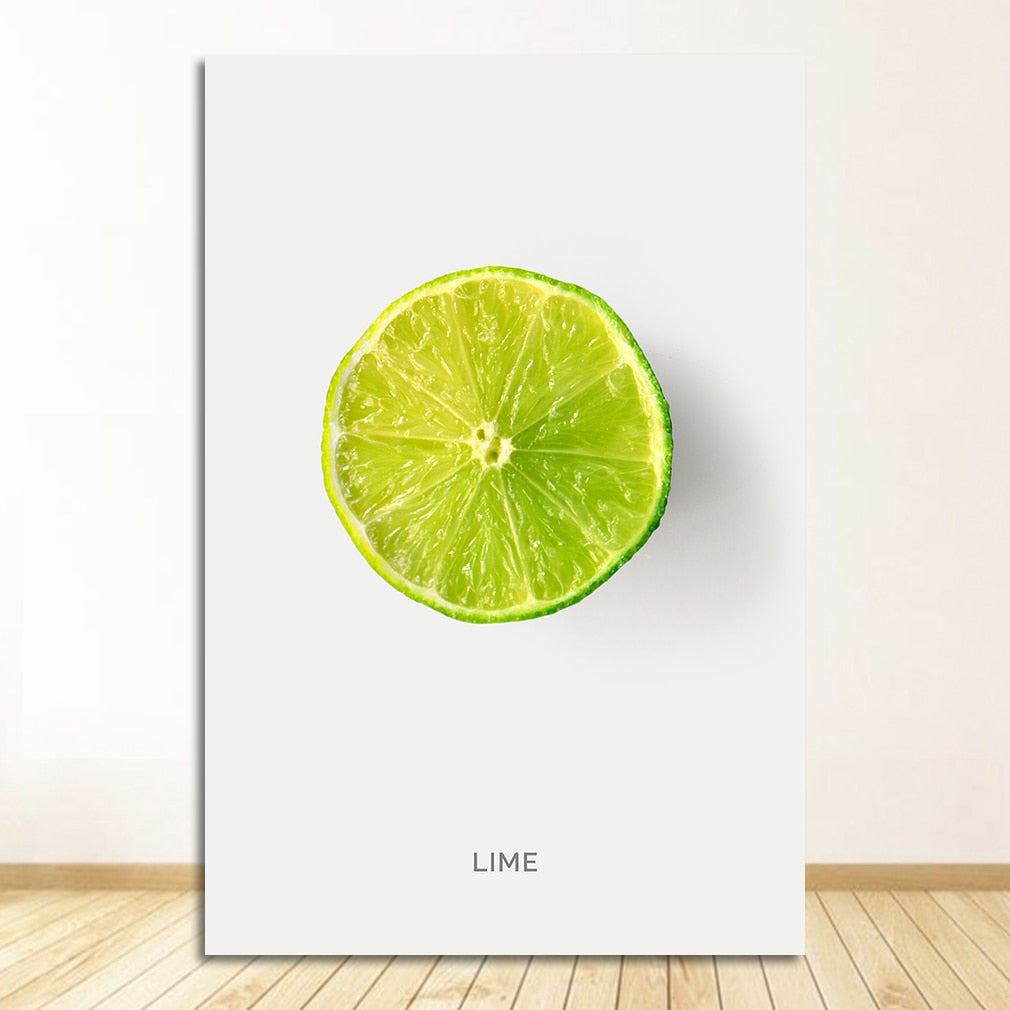 Fruit Poster Kitchen Canvas Art