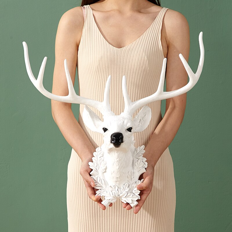 Deer Head Wall Decor Statue