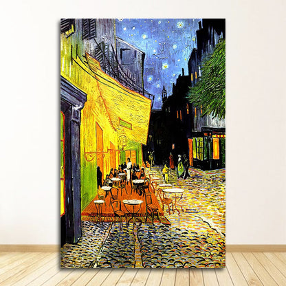 Cafe Terrace At Night by Van Gogh Canvas Art