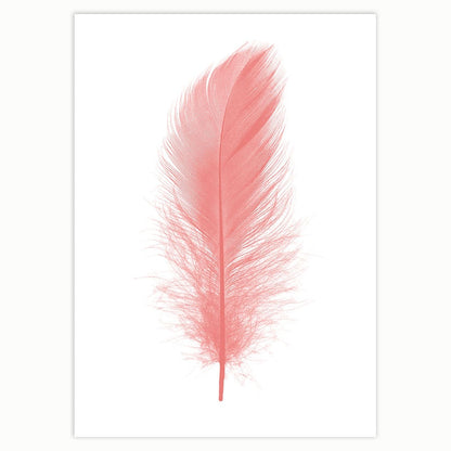 Pink Feathers Girl Room Canvas Art