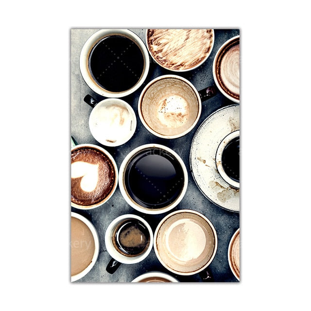 Coffee Latte Canvas Art